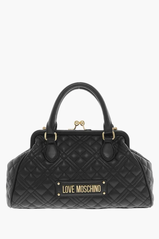 LOVE Borsa a Bauletto in Pelle Vegan Trapuntata>Moschino Best