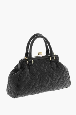 LOVE Borsa a Bauletto in Pelle Vegan Trapuntata>Moschino Best