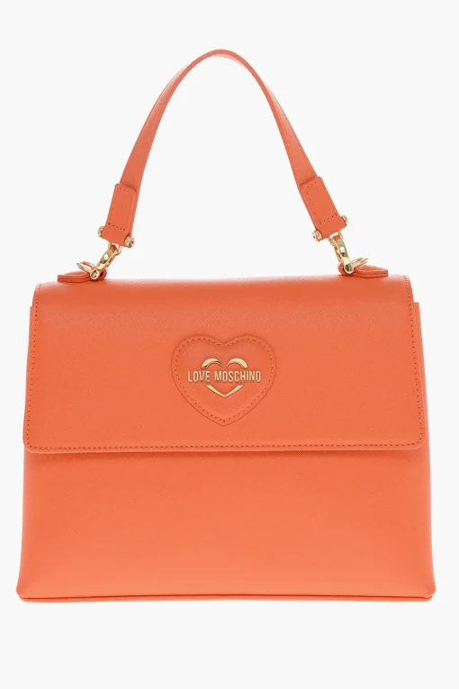 LOVE Borsa a Mano in Ecopelle Saffiano con Tracolla Removibile>Moschino Best
