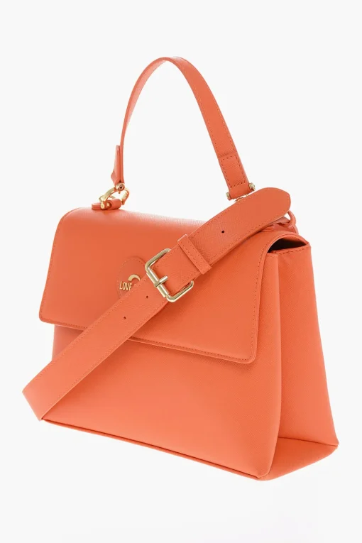 LOVE Borsa a Mano in Ecopelle Saffiano con Tracolla Removibile>Moschino Best
