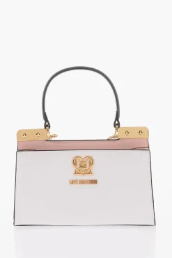 Hot LOVE Borsa a Mano in Ecopelle con Dettagli Dorati Donna Borse A Spalla|Borse A Mano