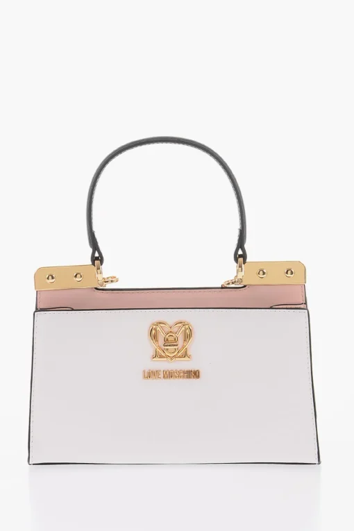Hot LOVE Borsa a Mano in Ecopelle con Dettagli Dorati Donna Borse A Spalla|Borse A Mano