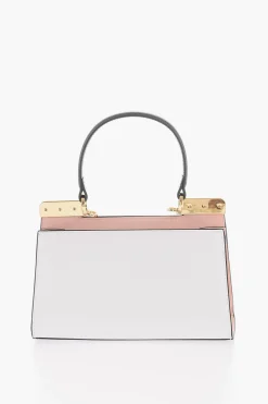 Hot LOVE Borsa a Mano in Ecopelle con Dettagli Dorati Donna Borse A Spalla|Borse A Mano
