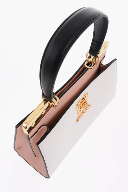 Hot LOVE Borsa a Mano in Ecopelle con Dettagli Dorati Donna Borse A Spalla|Borse A Mano