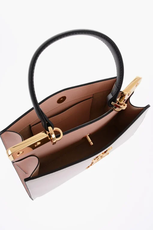Hot LOVE Borsa a Mano in Ecopelle con Dettagli Dorati Donna Borse A Spalla|Borse A Mano