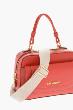 Online LOVE Borsa a Mano in Pelle Vegan con Cuciture a Vista Donna Borse A Mano