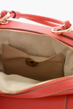 Online LOVE Borsa a Mano in Pelle Vegan con Cuciture a Vista Donna Borse A Mano