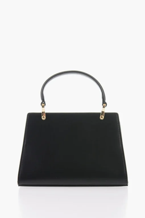 LOVE Borsa a Mano in Tinta Unita con Manico in Ecopelliccia Removibile>Moschino Hot