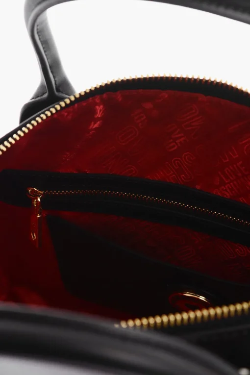 Clearance LOVE borsa a mano SIMPLE HOOP in ecopelle con foulard logato Donna Borse A Spalla|Borse A Mano
