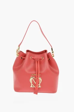 Online LOVE Borsa a Secchiello con Corda Intrecciata Donna Borse A Spalla