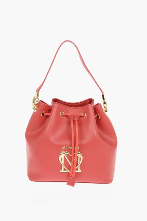 Online LOVE Borsa a Secchiello con Corda Intrecciata Donna Borse A Spalla