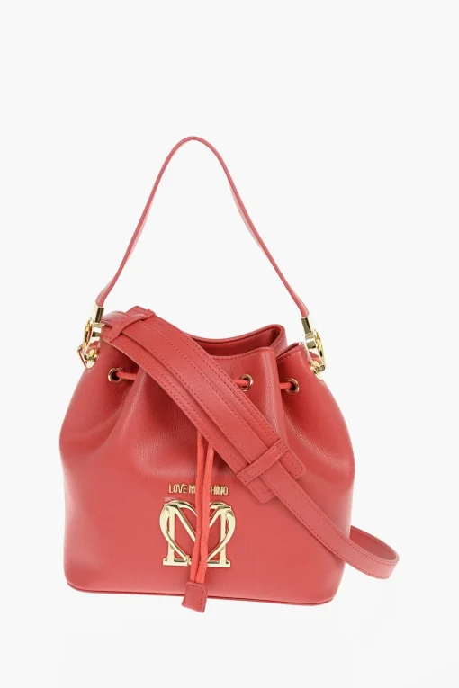 Online LOVE Borsa a Secchiello con Corda Intrecciata Donna Borse A Spalla
