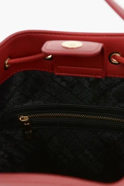 Online LOVE Borsa a Secchiello con Corda Intrecciata Donna Borse A Spalla