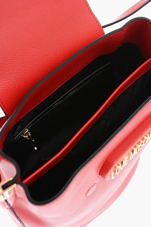 LOVE Borsa a Secchiello in Ecopelle Martallata con Chiusura Magnetica>Moschino Clearance