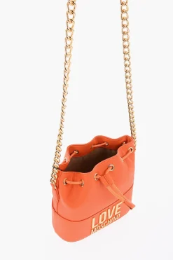 Love Borsa a Secchiello in Ecopelle Martellata con Tracolla a Catena></noscript>Moschino Best