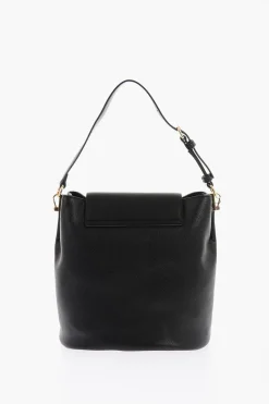 LOVE Borsa a Secchiello in Ecopelle Martellata con Logo in Rilievo></noscript>Moschino New