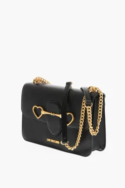 Hot LOVE Borsa a Spalla con Catena e Morsetto Donna Borse A Spalla