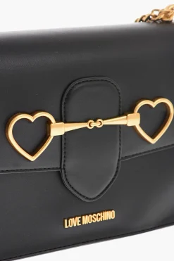 Hot LOVE Borsa a Spalla con Catena e Morsetto Donna Borse A Spalla