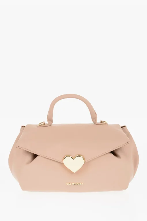 Fashion LOVE Borsa a Spalla ECO-FRIENDLY GRACIOUS in Ecopelle con Cuore in Metallo Donna Borse A Spalla|Borse A Mano