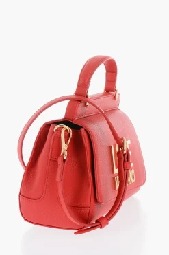 LOVE Borsa a Spalla in Ecopelle con Maxi Logo Dorato>Moschino Discount