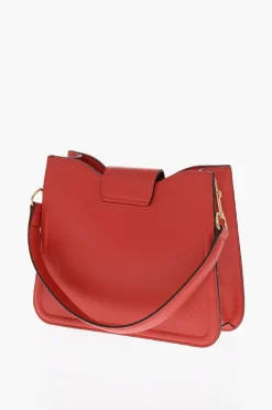 Online LOVE Borsa a Spalla in Ecopelle con Cuori Dorati Donna Borse A Spalla
