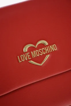 LOVE Borsa a Spalla in Ecopelle con Logo Dorato></noscript>Moschino Online