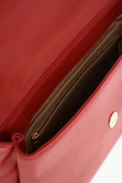LOVE Borsa a Spalla in Ecopelle con Logo Dorato></noscript>Moschino Online