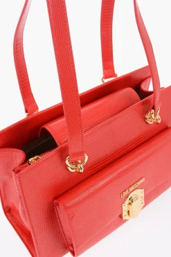 Sale LOVE Borsa a Spalla in Ecopelle con Dettagli Dorati Donna Borse A Spalla