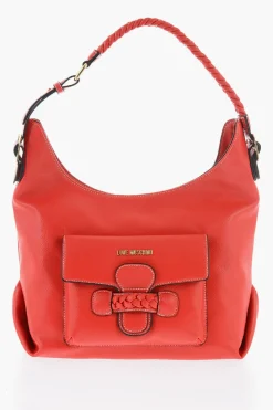 Best LOVE Borsa a Spalla in Ecopelle con Maxi Logo sul Retro Donna Borse A Spalla