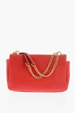 LOVE Borsa a Spalla in Ecopelle Martellata con Logo Dorato>Moschino Online