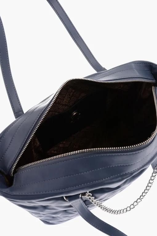 Fashion LOVE borsa a spalla in ecopelle con cuori in rilievo Donna Borse A Spalla