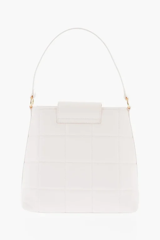 Discount LOVE Borsa a Spalla in Ecopelle Trapuntata con Chiusura Turn Lock Donna Borse A Spalla