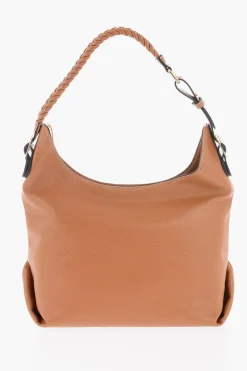 Fashion LOVE Borsa a Spalla in Ecopelle con Manico Intrecciato Donna Borse A Spalla