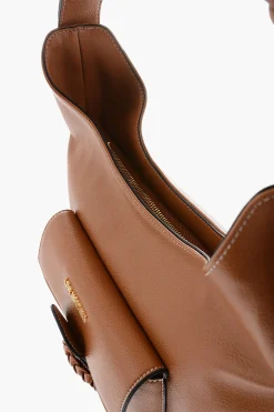 Fashion LOVE Borsa a Spalla in Ecopelle con Manico Intrecciato Donna Borse A Spalla