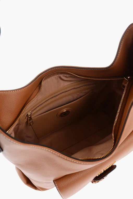 Fashion LOVE Borsa a Spalla in Ecopelle con Manico Intrecciato Donna Borse A Spalla