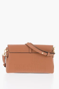 Sale LOVE Borsa a Spalla in Ecopelle con Dettagli Dorati Donna Borse A Spalla