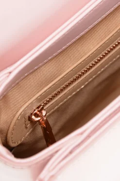 LOVE Borsa a Spalla in Ecopelle Trapuntata Effetto Lame' con Catena></noscript>Moschino Hot