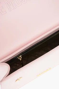LOVE Borsa a Spalla in Ecopelle con Morsetto Dorato></noscript>Moschino Online