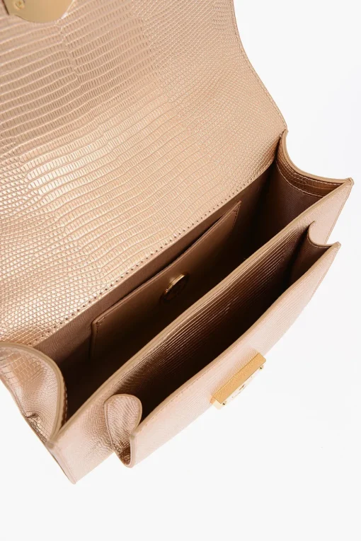 Sale LOVE Borsa a Spalla in Ecopelle Lamè Donna Borse A Spalla