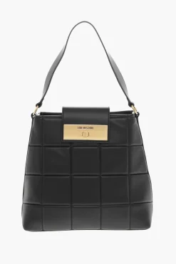 Online LOVE Borsa a Spalla in Ecopelle Trapuntata con Chiusura Turn Lock Donna Borse A Spalla