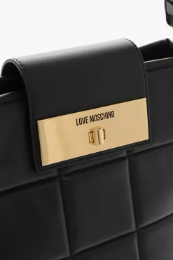 Online LOVE Borsa a Spalla in Ecopelle Trapuntata con Chiusura Turn Lock Donna Borse A Spalla