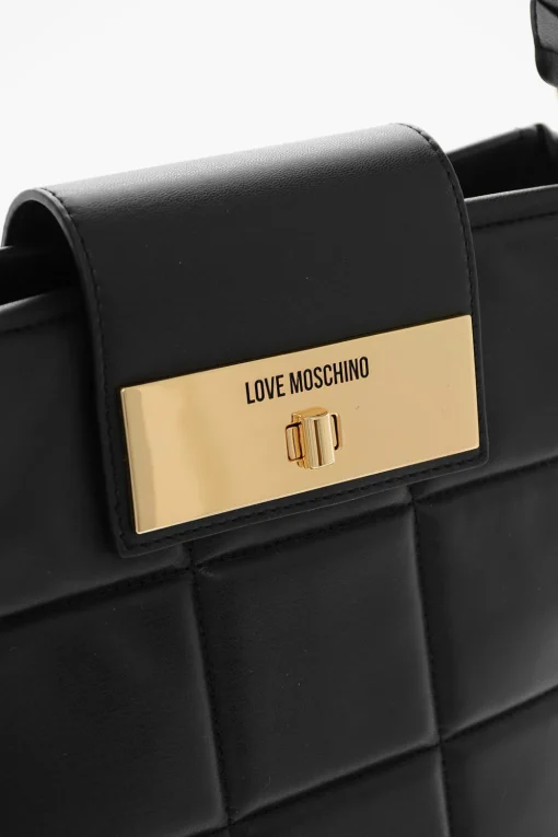 Online LOVE Borsa a Spalla in Ecopelle Trapuntata con Chiusura Turn Lock Donna Borse A Spalla