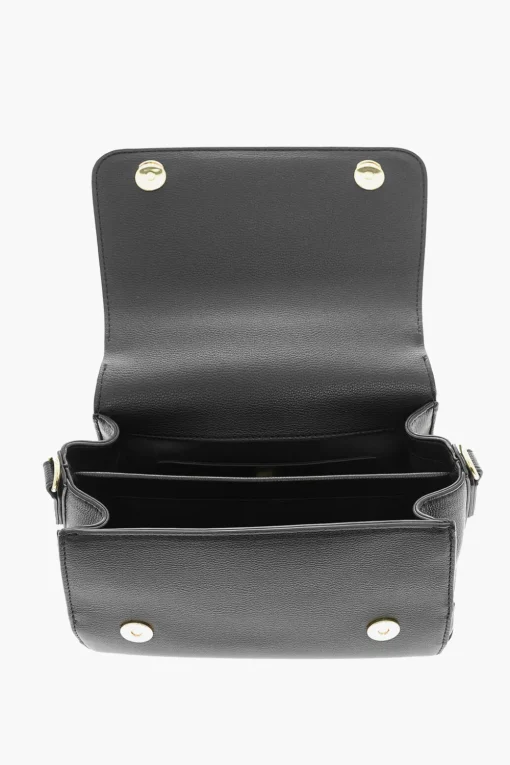 LOVE Borsa a Spalla in Ecopelle con Maxi Logo Dorato>Moschino Hot