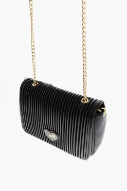 LOVE Borsa a Spalla in Ecopelle con Catena Dorata></noscript>Moschino New