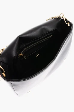LOVE Borsa a Spalla in Ecopelle con Catena Dorata></noscript>Moschino New