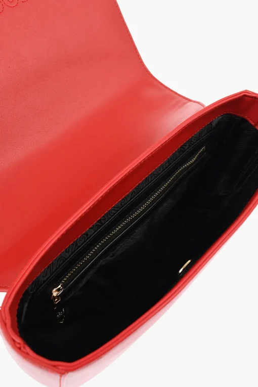 LOVE Borsa a Spalla in Pelle Vegan con Dettagli Dorati>Moschino Hot