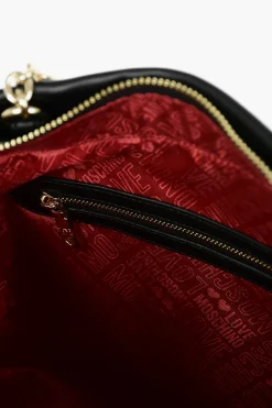 LOVE Borsa a Spalla Trapuntata in Ecopelle con Monogram></noscript>Moschino Hot