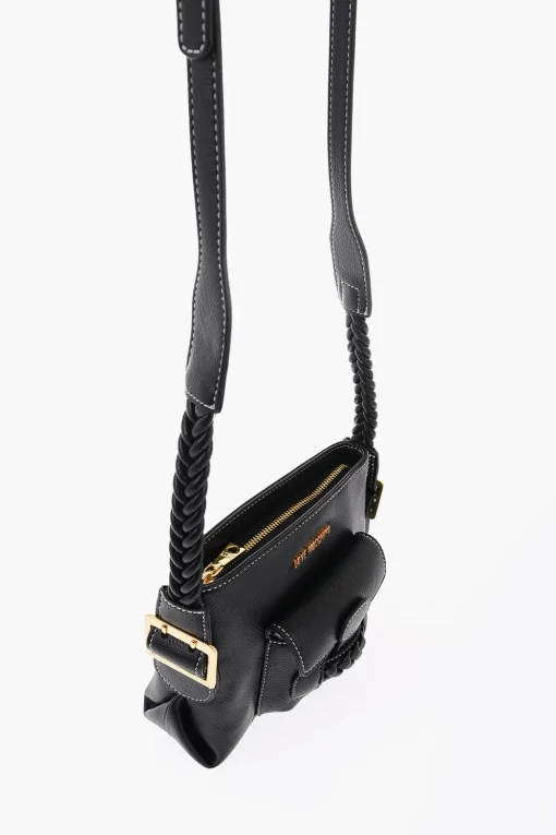 LOVE Borsa a Tracolla in Ecopelle con Dettagli Intrecciati>Moschino Best