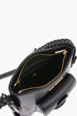 LOVE Borsa a Tracolla in Ecopelle con Dettagli Intrecciati></noscript>Moschino Best