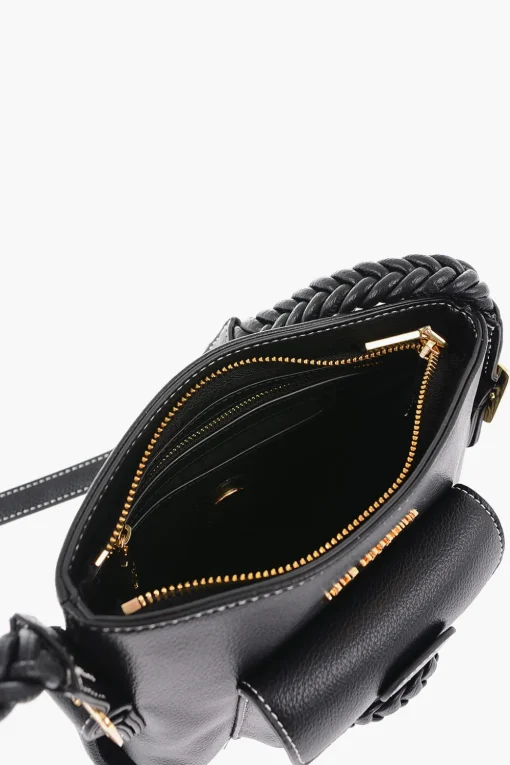 LOVE Borsa a Tracolla in Ecopelle con Dettagli Intrecciati>Moschino Best